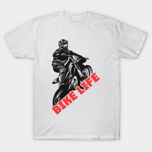 Life Behind Bars Motorcycle Rider Tee Shirt Gift T-Shirt